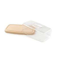 1 x RAW Customer Returns Tuuli Kitchen cheese dome cheese board cheese plate wooden board made of wood beech natural plastic storage of cheese cold cuts bread cake - RRP €25.73