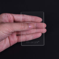 1 x RAW Customer Returns Wisdompro Plastic Card Holder 10 pieces, Transparent PVC Credit Card Case, Identity Card Holder for Credit Card, Health Card, ATM, Driving License - RRP €7.04