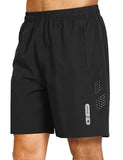 1 x RAW Customer Returns JustSun shorts men s shorts summer short sports pants jogging pants men s sports shorts training pants running shorts with zipper black M - RRP €30.99