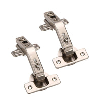 1 x RAW Customer Returns Furniware Pack of 2 hinges, 135 degree corner fold curved cabinet hinges, pot hinges, pot hinge corner stop, diameter 35 mm for folding doors, kitchen cabinets - RRP €13.1