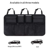 1 x RAW Customer Returns URAQT Car Trunk Organizer, Car Storage Bag, Boot Bag, Waterproof Bags with Strong Elastic, Wand Structure for SUV, Black - RRP €14.99