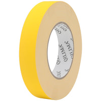 1 x RAW Customer Returns QILIMA fabric tape yellow, 25 mm x 55 m, removable gaffer tape, matt and non-reflective - RRP €26.4