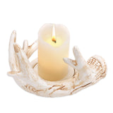 12 x Brand New Deer Antler Candle Holder, TIE-DailyNec Resin Candle Holder, Vintage Christmas Decorations, Candle Holder, Winter Deer Decorations for the Christmas Table, Fireplace, Gift for the Home - RRP €273.6