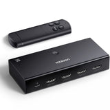 1 x RAW Customer Returns UGREEN HDMI 2.0 Switch 4K 60Hz HDMI Splitter 3 in 1 Out HDMI Switch with Remote Control Compatible with PS5 4, Xbox, Apple TV, Blu-Ray, TV, Monitor - RRP €29.26