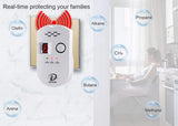 1 x RAW Customer Returns Gas detector, LPG natural gas coal gas leak detector, plug-in sensor gas monitor with acoustic alarm and LED digital display, methane propane butane alarm for flammable gases in the kitchen hospital garage - RRP €22.68