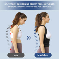 1 x RAW Customer Returns ABERE Straight Back Support, Posture Correction, Women s Back, Men s Back Support Belt, Posture Corrector, Breathable and Adjustable, Relieve Back Pain - RRP €36.32