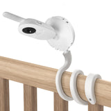 1 x RAW Customer Returns BECEMURU Versatile Flexible Rotating Mount with 1 4 Screw Connection Dock Compatible with Philips Avent SCD843 26, SCD833 26, SCD630 26 Video Baby Monitor, Video Baby Monitor Camera Mount Bracket Stand - RRP €17.99