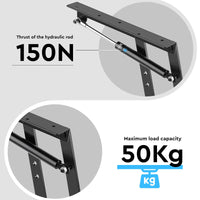 1 x RAW Customer Returns SWAWIS 1 Pair Coffee Table Hinge, Lift Up Spring Hinge with Screws, 50Kg 100Lbs, Gas Hydraulic Coffee Table Mechanism Hardware Mounting Spring Hinge for Coffee Table Desk - RRP €22.62