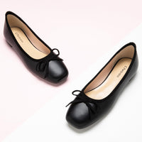 1 x RAW Customer Returns C.Paravano ballerina shoes women Flat shoes for women Elegant ballerina shoes for women Low shoes for women 38, black  - RRP €128.0