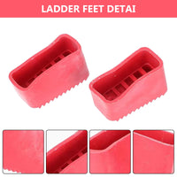 1 x RAW Customer Returns FANCYWUXI Rubber Feet for Ladders, Ladder Feet Replacement, 4 Pieces Replacement Ladder Caps Foot Caps Universal Ladder Foot Covers for Home Workers - RRP €15.89