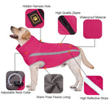 1 x RAW Customer Returns FEimaX Dog Coat Dog Jacket Waterproof Reflective Winter Coat with Fleece Lined Dog Puppy Warm Coat Pet Clothes Winter Coat for Small Medium Large Dogs - RRP €29.27