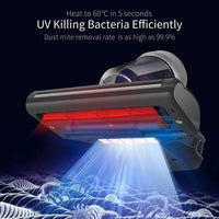 1 x RAW Customer Returns Jimmy JV35 Mite Vacuum Cleaner with UV Sterilizing Light Mattress Vacuum Cleaner with HEPA Filter, Mattress Vacuum Cleaner Destroys 99.9 Two Mites, 14kpa Mite Vacuum Cleaner, 3 Cleaning Modes, 700W, 5m Cable - RRP €148.75