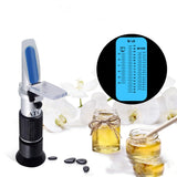 1 x RAW Customer Returns Logic Box Sucrose Refractometer for Honey Moisture, Brix and Baume, 3-in-1 Applications, 58-90 Brix Tester, with ATC, Ideal for High Sugar Maple Syrup, and Molasses, Malt, Beekeeping Needs - RRP €18.3