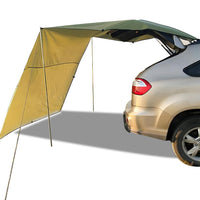 1 x RAW Customer Returns Car Awning 300 x 200 cm Waterproof Sun Shade Camping Rear Tent UV Protection Car Awning Tarp Ideal for Car SUV Outdoor Camping, Side Rear Mounted - RRP €40.32