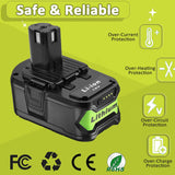 1 x RAW Customer Returns 2X P108 5.5Ah battery replacement for Ryobi ONE RB18L50 18V 5.5Ah tool replacement battery RB18L50 RB18L40 RB18L25 RB18L15 RB18L13 P108 P107 P122 P104 P105 P102 - RRP €55.99