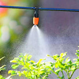 1 x RAW Customer Returns 50 Pieces Garden Irrigation Sprinklers, Adjustable Irrigation Drippers, Irrigation Mist Nozzle Sprinklers for Garden Drip Irrigation System - RRP €12.1