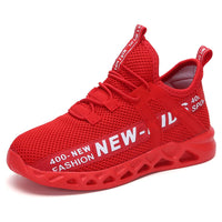 1 x RAW Customer Returns QZBAOSHU Sports Shoes Boys Tennis Shoes Breathable Boys Sneakers Lightweight Boys Velcro Running Shoes Sneakers for Boys 33 EU, Red - RRP €29.99