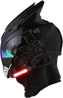 1 x RAW Customer Returns Marikito LED Mask with Programmable Bluetooth App, Cyberpunk Mask for Adults, Cyberpunk Helmet Mask, Cyber Punk Mask, Halloween Mask Including Balaclava Mask, USB Charging - RRP €130.9