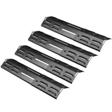 1 x RAW Customer Returns WELL GRILL Universal Burner Cover Gas Grill Porcelain Steel Flavorizer Bars Replacement Parts for Taino, Landmann, Burnhard, Enders and Most Gas Grills, Adjustable from 29 cm to 43 cm, Pack of 4 - RRP €30.04