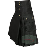 1 x RAW Customer Returns Active Men s Wedding Kilts Black, 34  - RRP €42.35