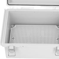 1 x RAW Customer Returns ABS Junction Box, IP67 Waterproof DIY Electrical Enclosure, Clear Hinged Cover Outside Wall Enclosure, Electrical Boxes, for Indoor and Outdoor Use 220 x 170 x 110mm  - RRP €46.99