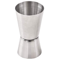 5 x Brand New Small measuring cup, liqueur measure, bar measure, double jigger cocktail measuring tool, 2 measuring units 1.5cl 3 cl for precise dosing, matt stainless steel, dishwasher safe - RRP €46.3