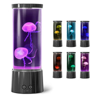 1 x RAW Customer Returns FBSPORT Jellyfish Lamp 17 Colors 4 Light Modes Jellyfish Lamp Fantasy LED Jellyfish Aquarium Lamp Round Mood Light Gifts for Children Adults Decoration for Home Office - RRP €38.99