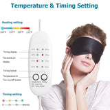 1 x RAW Customer Returns Eye Mask Warming, PJYU Electric Heat Goggles Heated Eye Mask for Dry Eyes and Blepharitis, Eye Strain, MGD and Styes Relief Black  - RRP €29.21