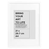 1 x RAW Customer Returns Estancia white wooden picture frame 21x29.7 cm A4 with shatterproof plexiglass Modern wooden portrait frame Din A4 picture frame white Frame A4 white Picture frame A4 white wood - RRP €8.05