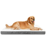 1 x RAW Customer Returns Nepfaivy Orthopedic Dog Bed Large Dogs - Fluffy Dog Bed with Egg-Shaped Dog Mattress, 105x70x7.6cm Dog Cushion Dog Mat Washable for Medium to Large Dogs - RRP €35.45