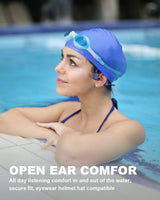 1 x RAW Customer Returns SANOTO Headphones Swimming Bluetooth 5.2 bone conduction headphones IP68 Underwater Headphones Swimming 8G MP3 Open Ear Sports Headphones Headphones for Swimming Running - RRP €65.53