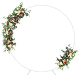 1 x RAW Customer Returns 2M White Metal Balloon Arch Kit, Round Balloon Arch Wedding Arch, DIY Metal Round Balloon Arch Garland, Round Ring Balloon Arch Kit Decoration, Flower Decoration for Birthday Party Wedding - RRP €40.8