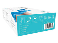 1 x RAW Customer Returns EUROPAPA 500x disposable gloves nitrile gloves powder-free examination gloves EN455 EN374 latex-free disposable gloves gloves available in sizes S, M, L XL blue, XL  - RRP €34.99