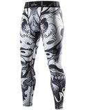 1 x RAW Customer Returns Lafroi YSK08 Men s Leggings Quick Dry Compression Tights Hannya XXL - RRP €24.0