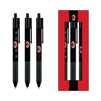 1 x RAW Customer Returns Set of 3 AC MILAN Pens - Seven Writing Set - School, Office Pens - Gel Pens in Gift Box. - RRP €10.82