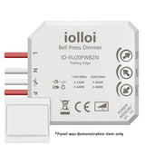 1 x RAW Customer Returns iolloi - Recessed light dimmer, 220v dimmer for dimmable LED 250 W halogen incandescent 300 W, LED dimmer, with neutral wire - RRP €26.87