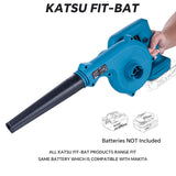 1 x RAW Customer Returns KATSU FIT-BAT 21V Cordless Leaf Blower Portable Electric Leaf Blower for Lawn Care in Home Garden Dust Removal in Car Corners, Without Batteries Budget  - RRP €17.27