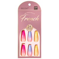 26 x Brand New Mlen 24 Pieces False Nails Press on Tips Full Cover Fake Nails Long Ballerina Artificial Nails Comfortable for Women and Girls Party and Home DIY Rainbow - RRP €468.0