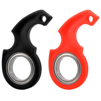 2 x Brand New Spinner Keychain, Key Spinner, Keychain Fidget Ring Toy for Adults and Children to Relieve Boredom A  - RRP €38.4