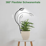 1 x RAW Customer Returns Wolezek Plant Lamp LED Full Spectrum, Pot Clip Grow Light, Two Installation Options Plant Light, 3 Color Temperature LED Grow Lamp with 360 Gooseneck, 6 12 16H Timer, 5 Brightness, 1-Pack - RRP €19.15