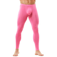 1 x RAW Customer Returns QiaTi Men s Underwear Sexy Long Leggings Sexy Tight Compression Underwear for Men Long Leggings Long Leggings - RRP €24.0