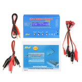 1 x RAW Customer Returns Fafeicy B6 80W digital LCD charger, for parallel charging of LiPo NiMH RC battery, with input voltage monitoring, supports system A 123 Li-Fe Without plug  - RRP €64.97