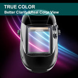 1 x RAW Customer Returns JALUWELD True Color Automatic Welding Helmet Automatic Darkening Welding Helmets Large field of vision for the applications - RRP €79.74