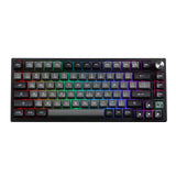 1 x RAW Customer Returns EPOMAKER TH80 SE Mechanical Keyboard Wireless Bluetooth, Gasket, NKRO, Hot Swappable, RGB, for Gaming E-Sports PC Mac Black, Epomaker Flamingo Switch  - RRP €109.99