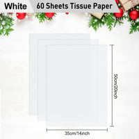 1 x RAW Customer Returns NEBURORA White Tissue Paper for Gift Bags 60 Sheets 50 x 35cm White Wrapping Paper for Gift Wrapping Filling Flower Art Craft DIY Birthday Wedding Decoration White  - RRP €8.45