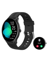 1 x RAW Customer Returns HUAKUA Smartwatch with telephone function, smartwatch for women men with Bluetooth calls fitness watch with SpO2 monitoring heart rate monitor sleep monitor pedometer calls message reminder - RRP €29.99