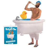 1 x RAW Customer Returns AirSuit Inflatable Costume Bathtub Unusual performance costume Premium Quality Size Adult Polyester Pleasantly portable Resistant With inflation system OriginalCup  - RRP €35.28