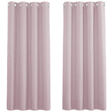 1 x RAW Customer Returns PONY DANCE curtains for children s room girls eyelet curtain set of 2 H 175 x W 140 cm blackout curtains for children s room eyelet curtain opaque light pink - RRP €36.95