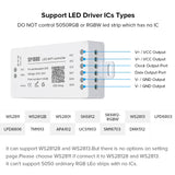 1 x RAW Customer Returns SEZO WS2812B WS2811 SP108E LED WiFi Controller iOS Android App Group Control for SK9822 SK6812 SK6812-RGBW WS2801 WS2813 WS2815 Digital Addressable RGB LED Strip Module Light DC5V-24V - RRP €28.22