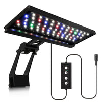 1 x RAW Customer Returns LED Aquarium Lamp with Powerful Clip, Adjustable RGB LED Aquarium Lighting with Timer, LED Aquarium Light with EU Plug for Aquarium Aquatic Plant - RRP €32.53